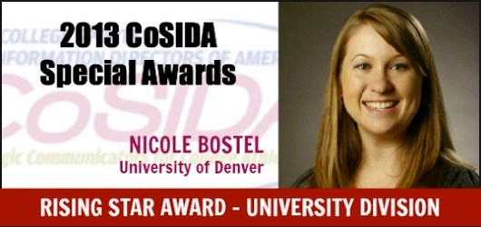 Special Awards Salute: Nicole Bostel (University of Denver) earns Rising Star Award for the university division